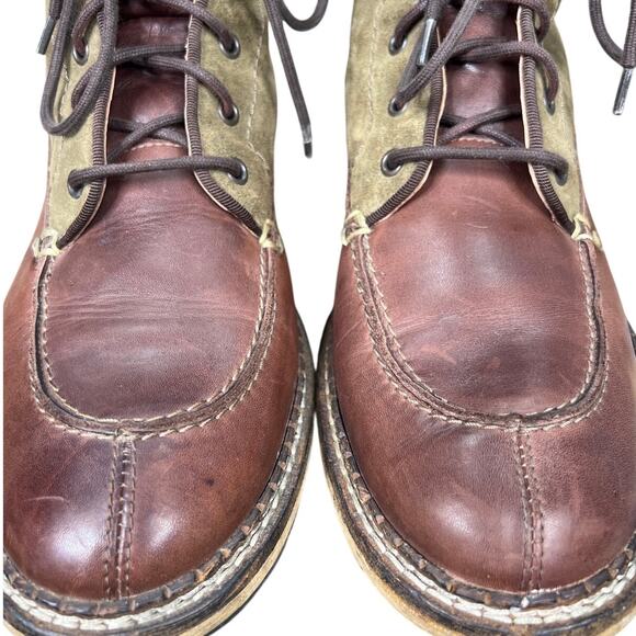 Vintage Armani Jeans Stivaletti Uomo Brown Field Chukka Boot Size 44 US 11 main image 11